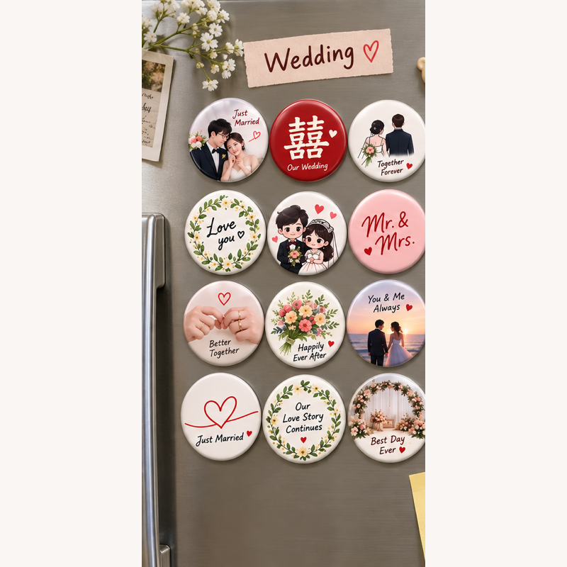 Custom fridge magnet style 1