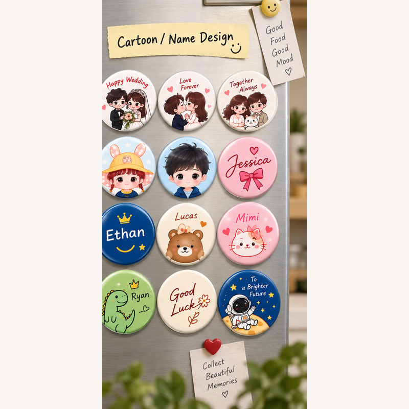 Custom fridge magnet style 2