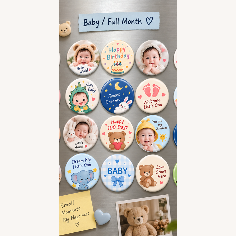 Custom fridge magnet style 3